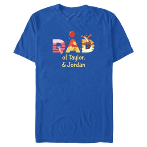 Мужские футболки Disney Winnie the Pooh and Pals ''Dad'' Father's Day T-Shirt – Customized