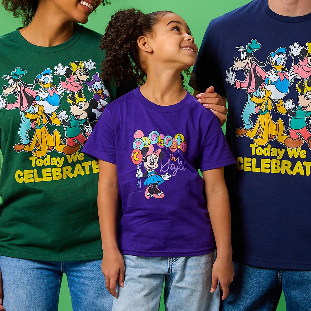 Minnie Mouse ''Celebrate in Style'' Party Matching T-Shirt for Kids &ndash; Customized