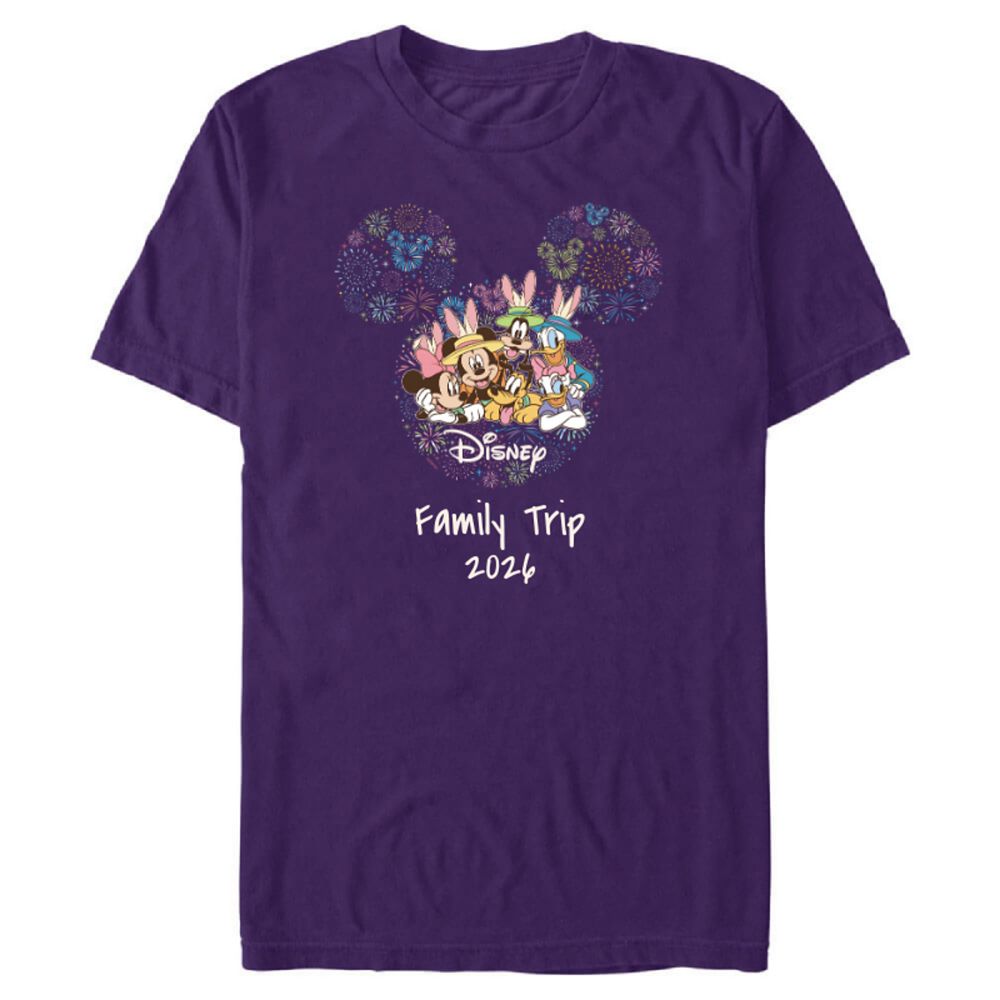 Mickey Mouse and Friends Easter Fireworks Icon Disney Vacation T-Shirt &ndash; Customized