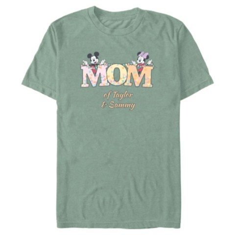 Женские футболки Disney Mickey and Minnie Mouse ''Mom'' T-Shirt – Customized