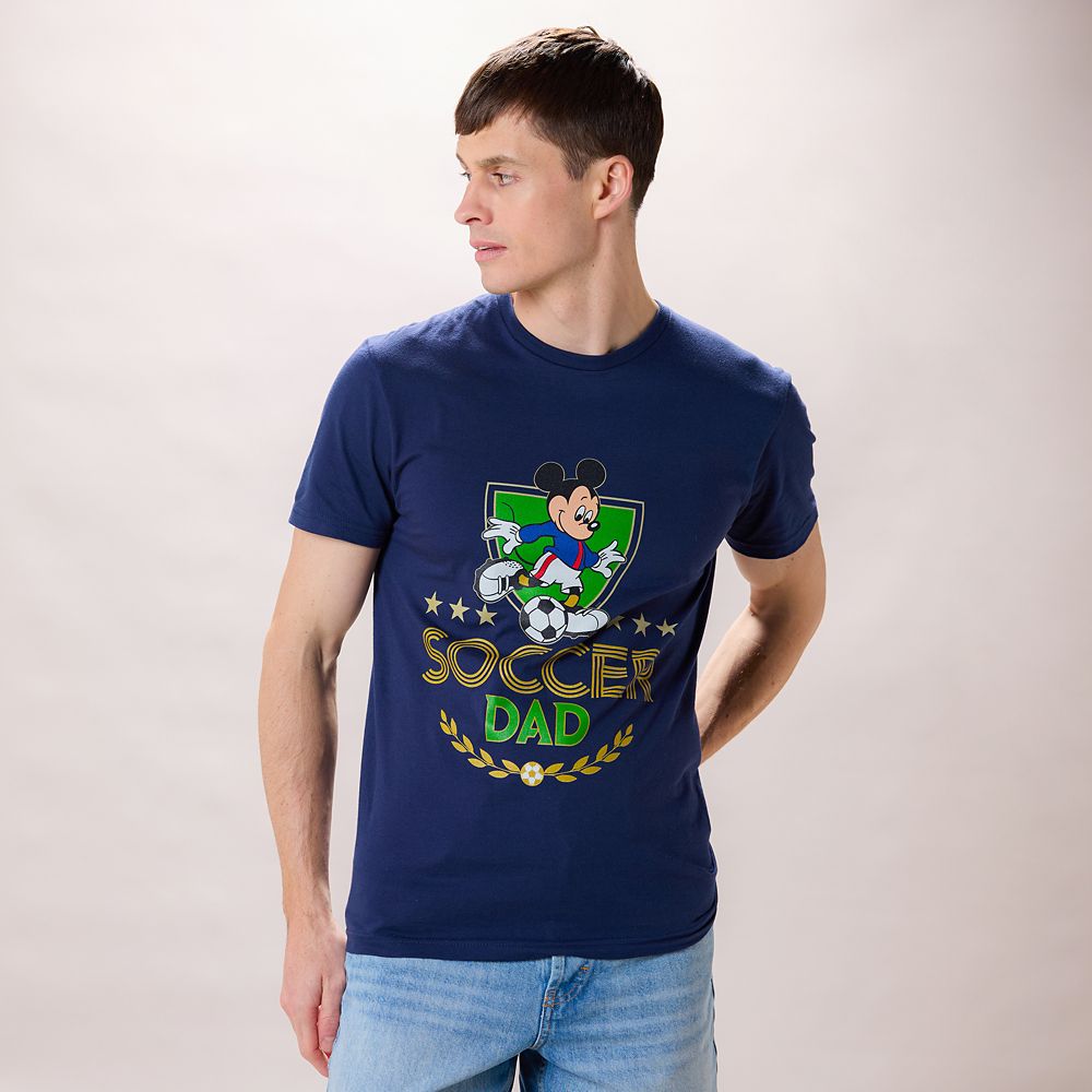 Mickey Mouse ''Soccer Dad'' Father's Day T-Shirt for Adults &ndash; Customized