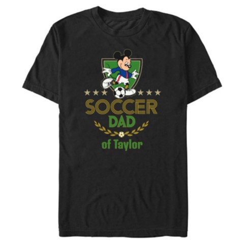 Мужские футболки Disney Mickey Mouse ''Soccer Dad'' Father's Day T-Shirt – Customized