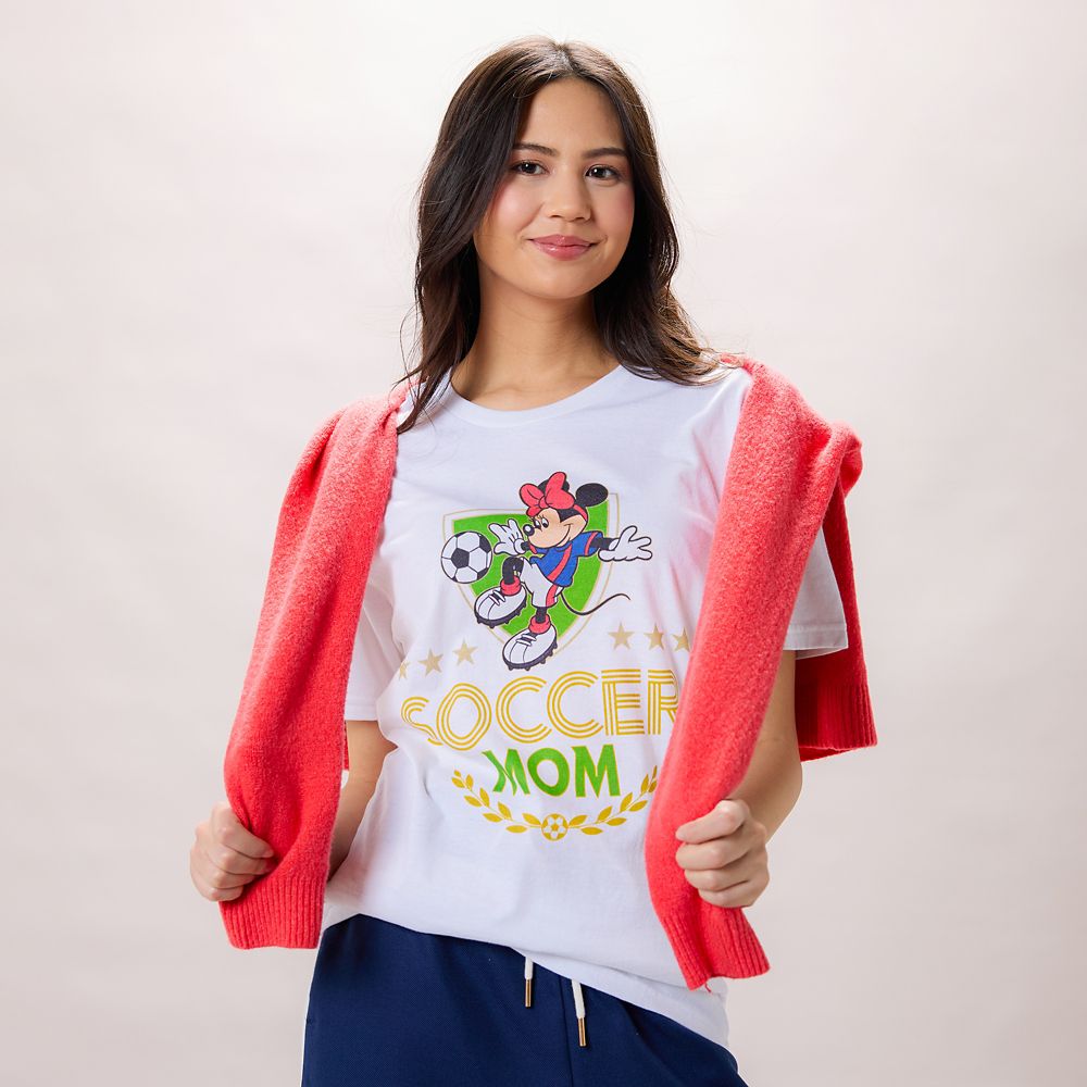Minnie Mouse ''Soccer Mom'' Mother's Day T-Shirt for Adults &ndash; Customized