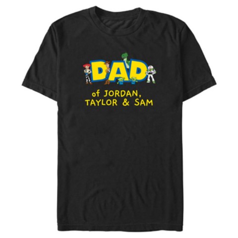 Мужские футболки Disney Toy Story ''Dad'' T-Shirt – Customized