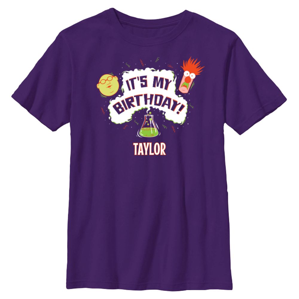 Bunsen and Beaker ''It's My Birthday'' T-Shirt for Kids &ndash; The Muppets &ndash; Customized