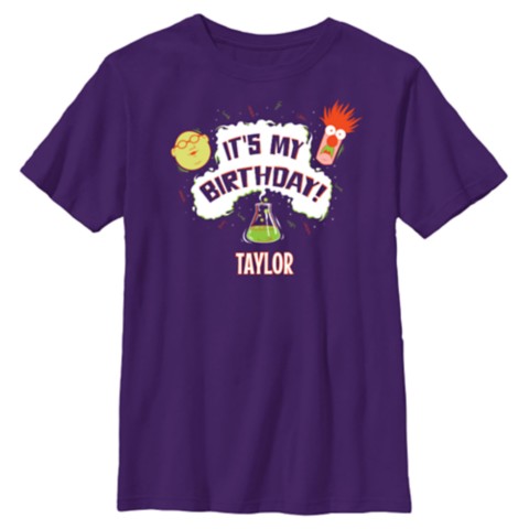Футболки Disney Bunsen and Beaker ''It's My Birthday'' T-Shirt – The Muppets – Customized
