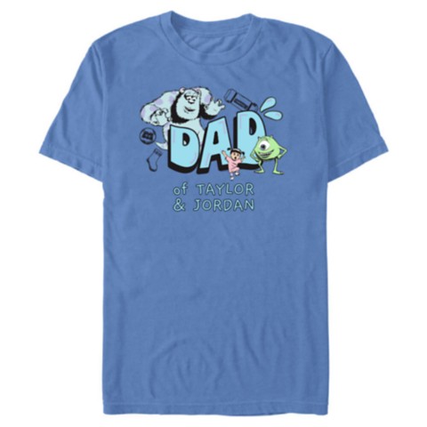 Мужские футболки Disney Monsters, Inc. ''Dad'' Father’s Day T-Shirt for Adults – Customized