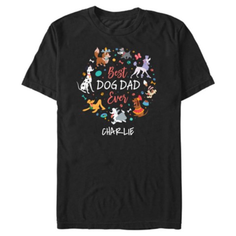 Мужские футболки Disney Dogs ''Best Dog Dad Ever'' T-Shirt – Customized