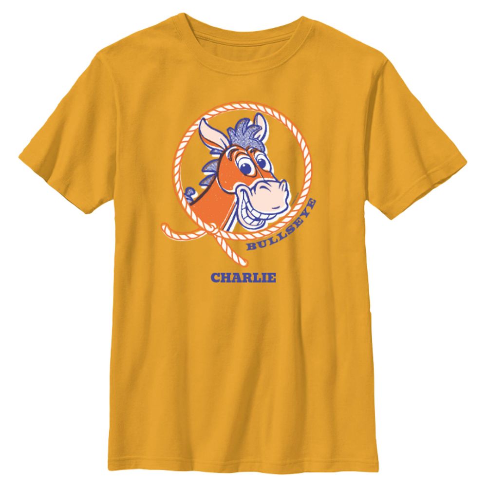 Bullseye Retro T-Shirt for Kids &ndash; Toy Story 5 &ndash; Customized