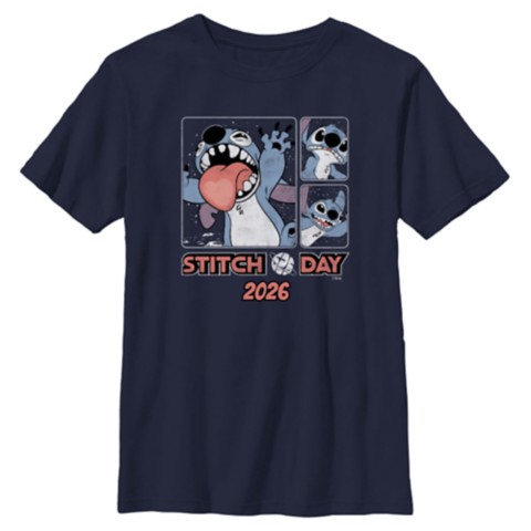 Футболки Disney Stitch 626 Day T-Shirt for Kids – Lilo & Stitch – Customized
