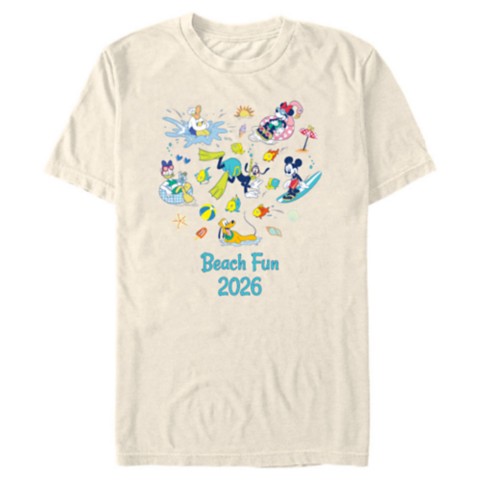 Футболки Disney Mickey Mouse and Friends Beach Fun T-Shirt for Adults – Customized