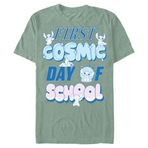 Футболки Disney Stitch ''First Cosmic Day of School'' Back to School T-Shirt – Lilo & Stitch – Customized