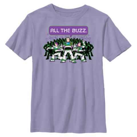 Футболки Disney Toy Story 5 ''All the Buzz'' Multi Buzz Lightyear T-Shirt – Customized