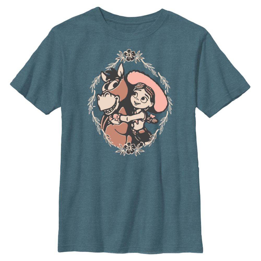 Toy Story 5 Sheriff Jessie Hugging Bullseye T-Shirt &ndash; Customized