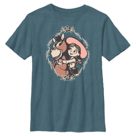 Футболки Disney Toy Story 5 Sheriff Jessie Hugging Bullseye T-Shirt – Customized