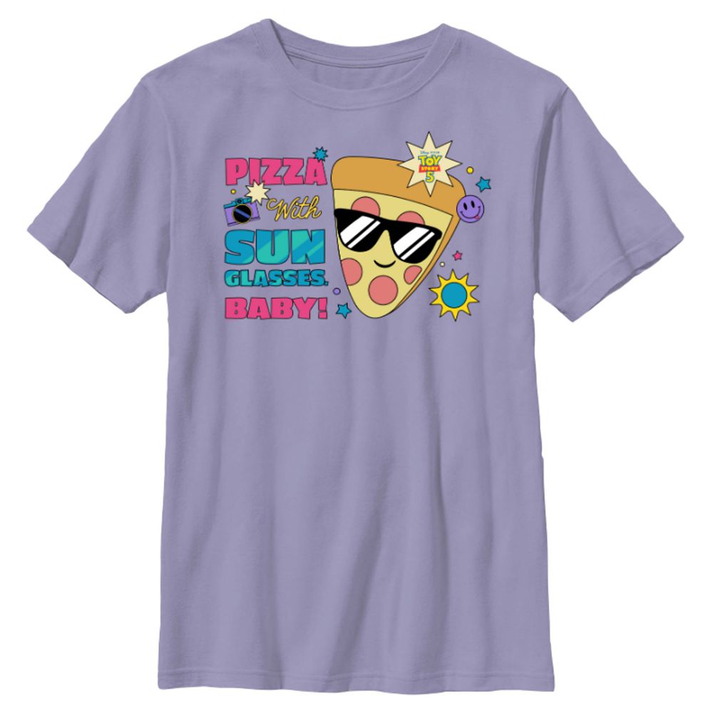 Toy Story 5 "Pizza with Sunglasses, Baby!" T-Shirt &ndash; Customized