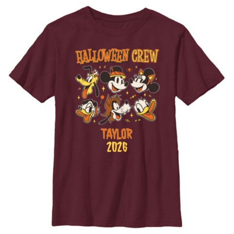 Футболки Disney Mickey Mouse and Friends ''Halloween Crew'' Family Matching T-Shirt – Customized