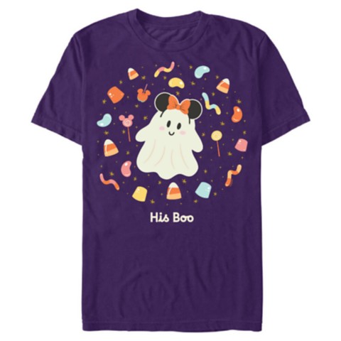 Футболки Disney Halloween Ghost with Minnie Mouse Ears T-Shirt – Customized