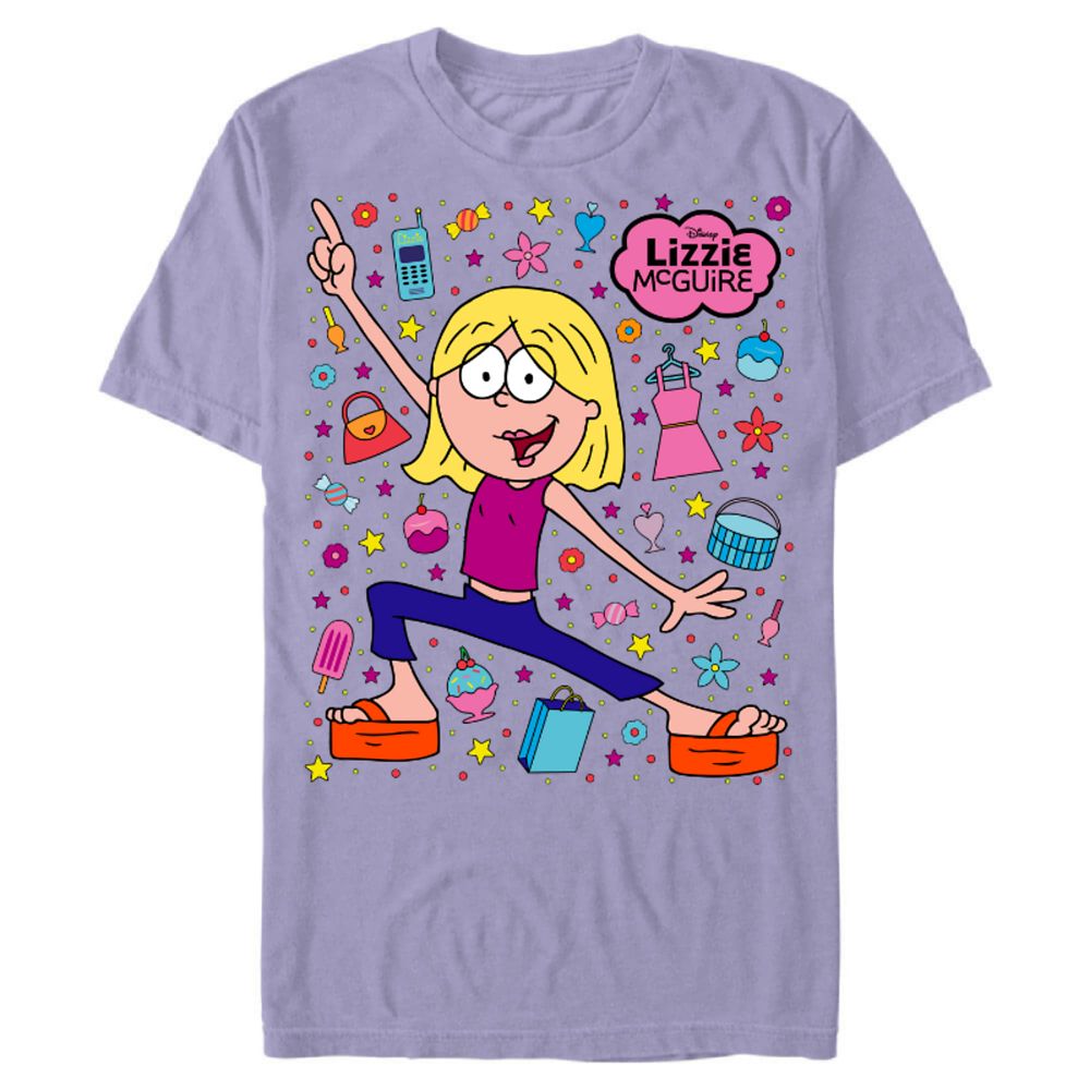 Lizzie McGuire Cartoon Collage T-Shirt &ndash; Customized