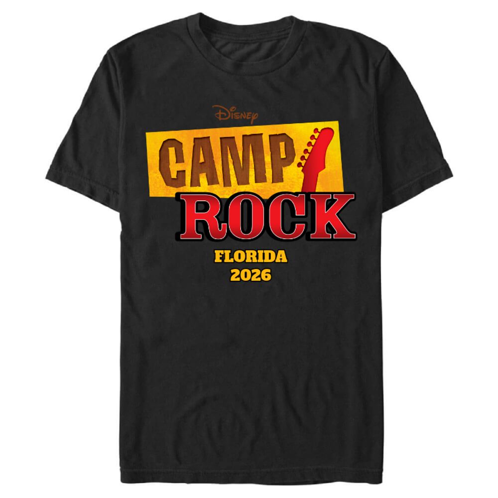 Camp Rock Disney Channel Movie Logo T-Shirt &ndash; Customized