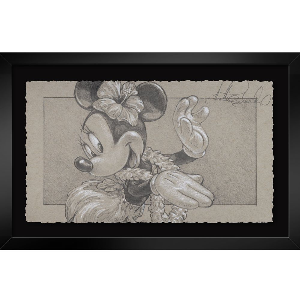 Minnie Mouse When Im Ready Framed Print by Heather Edwards  Signed Limited Edition Official shopDisney