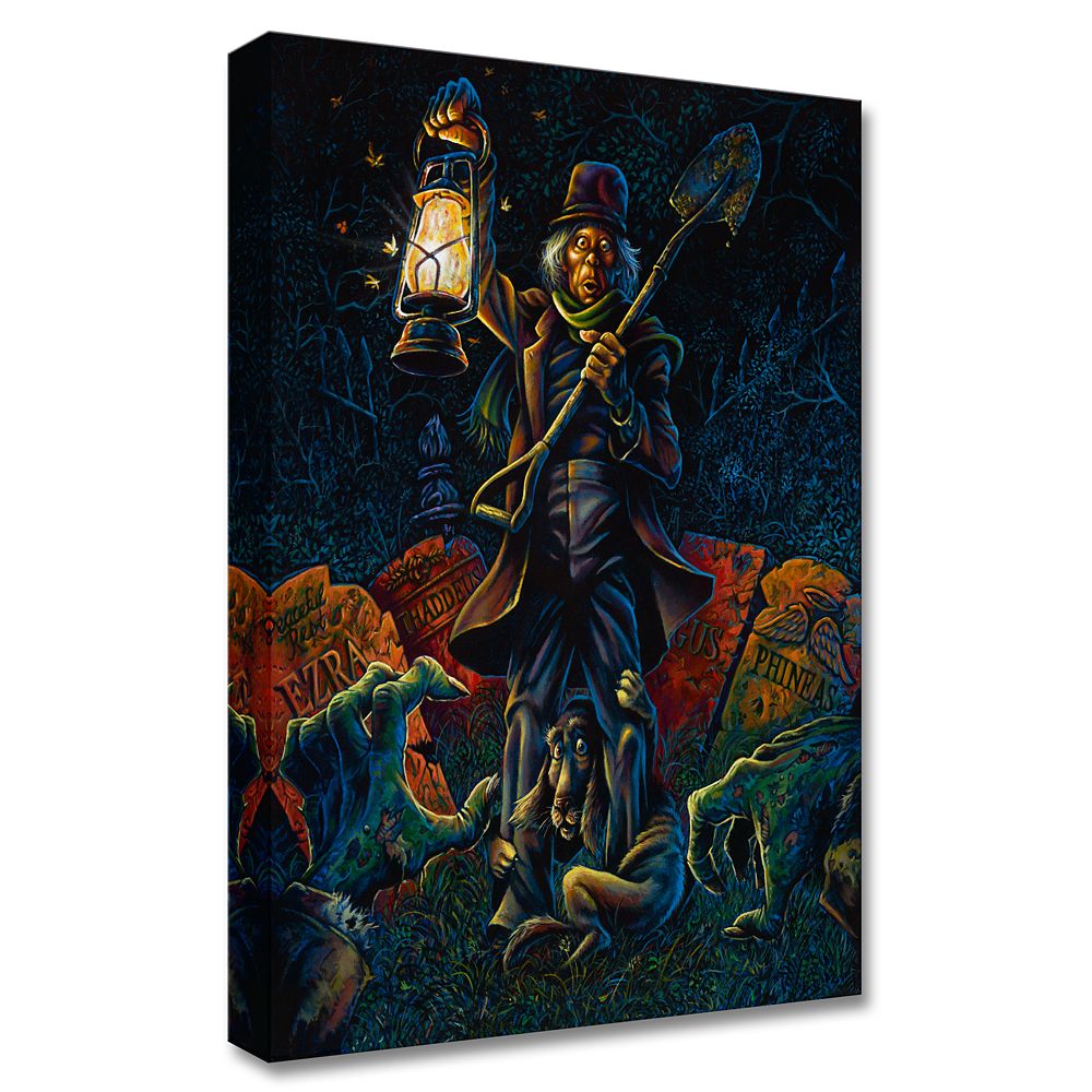 The Haunted Mansion ''The Caretaker'' Canvas Artwork by Craig Skaggs &ndash; 24'' x 18'' &ndash; Limited Edition