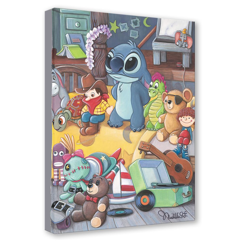 Lilo & Stitch ''Lilo's Toys'' Canvas Artwork by Michelle St.Laurent &ndash; 24'' x 18'' &ndash; Limited Edition