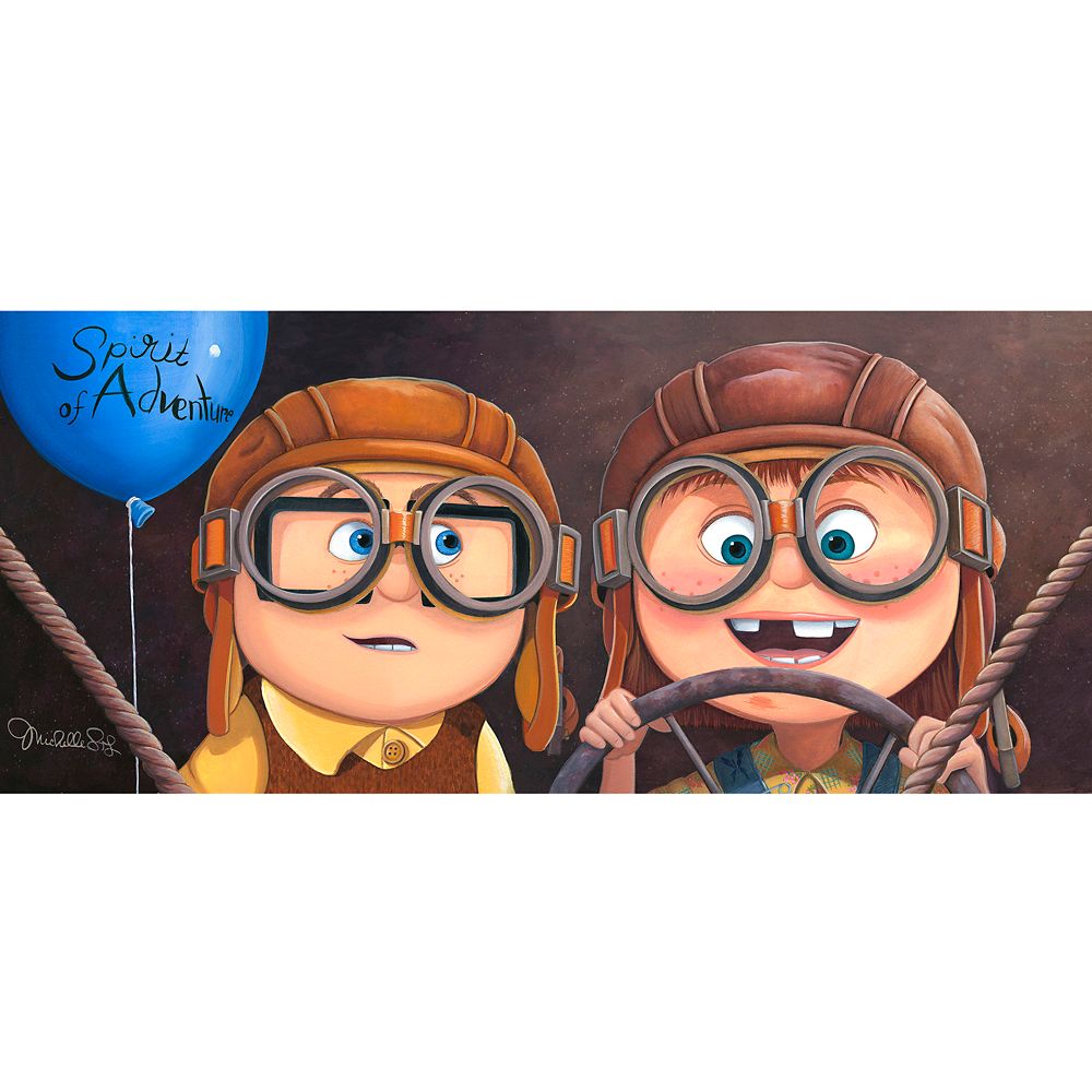 Up Adventure Awaits Canvas Artwork by Michelle St.Laurent  14 x 32  Limited Edition Official shopDisney