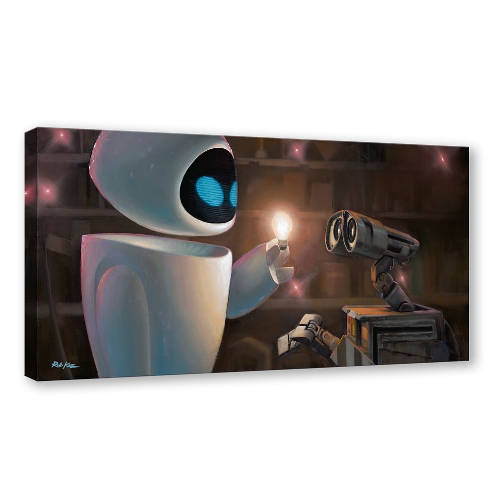 WALL&bull;E ''Electrifying'' Canvas Artwork by Rob Kaz &ndash; 15'' x 30'' &ndash; Limited Edition