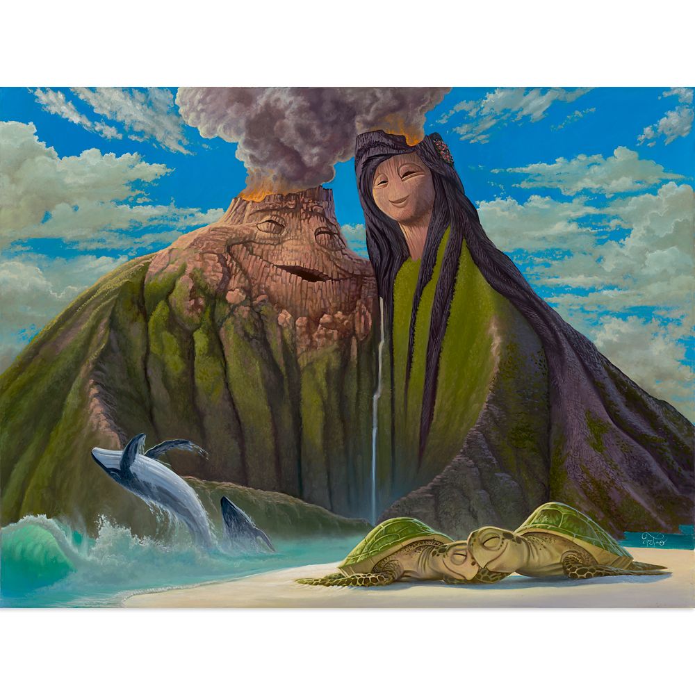 Lava ''I Lava You'' Canvas Artwork by Jared Franco Limited Edition Official shopDisney