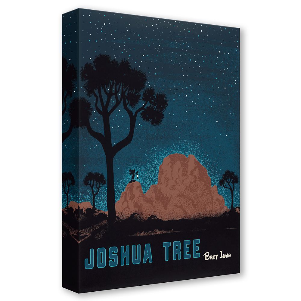 Mickey Mouse ''Joshua Tree'' Canvas Artwork by Bret Iwan &ndash; Limited Edition