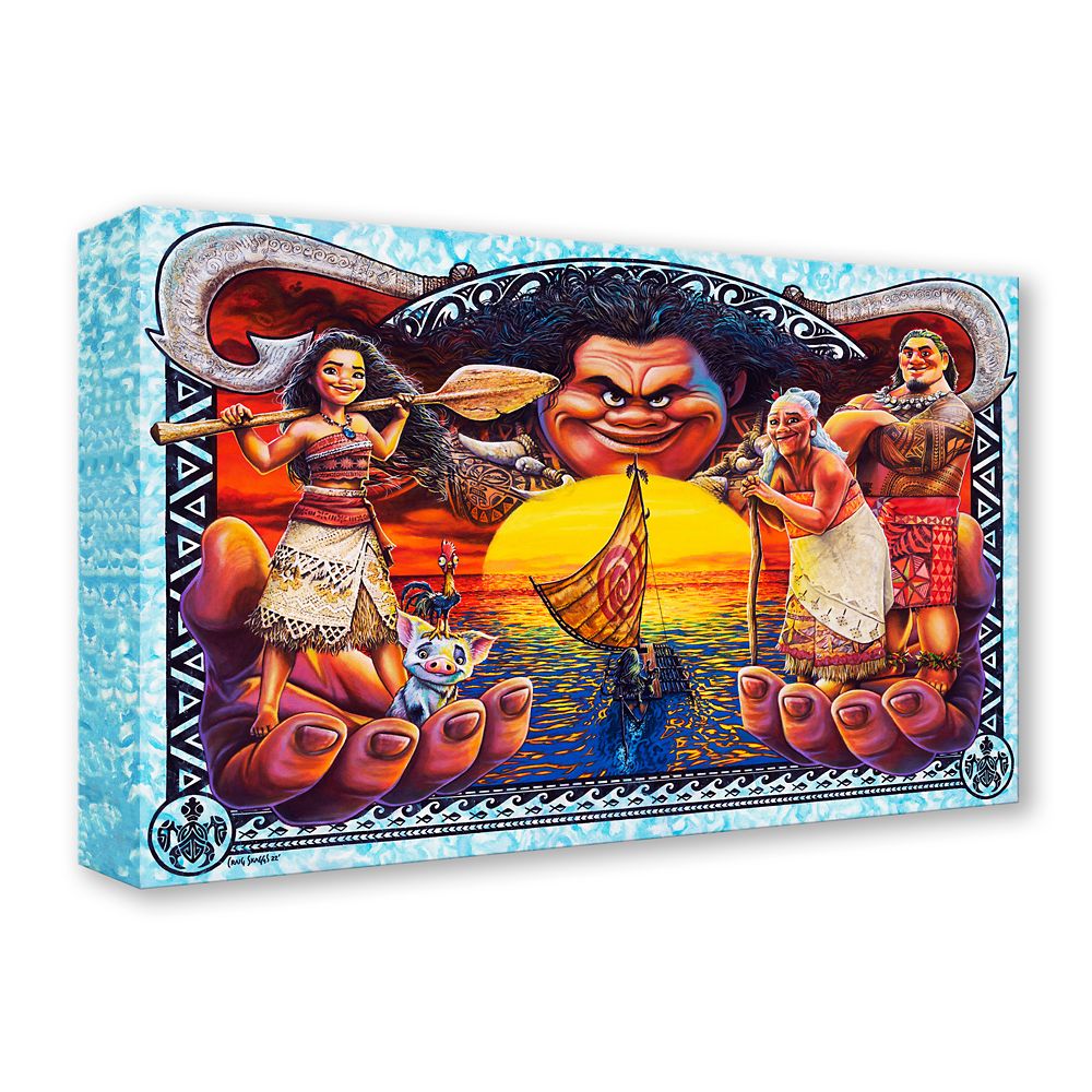 Moana ''Journey to the Horizon'' Canvas Artwork by Craig Skaggs &ndash; 12'' x 18'' &ndash; Limited Edition