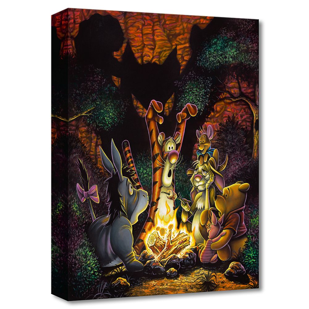 Winnie the Pooh and Pals ''Tigger's Spooky Tale'' Canvas Artwork by Craig Skaggs &ndash; 15'' x 12'' &ndash; Limited Edition