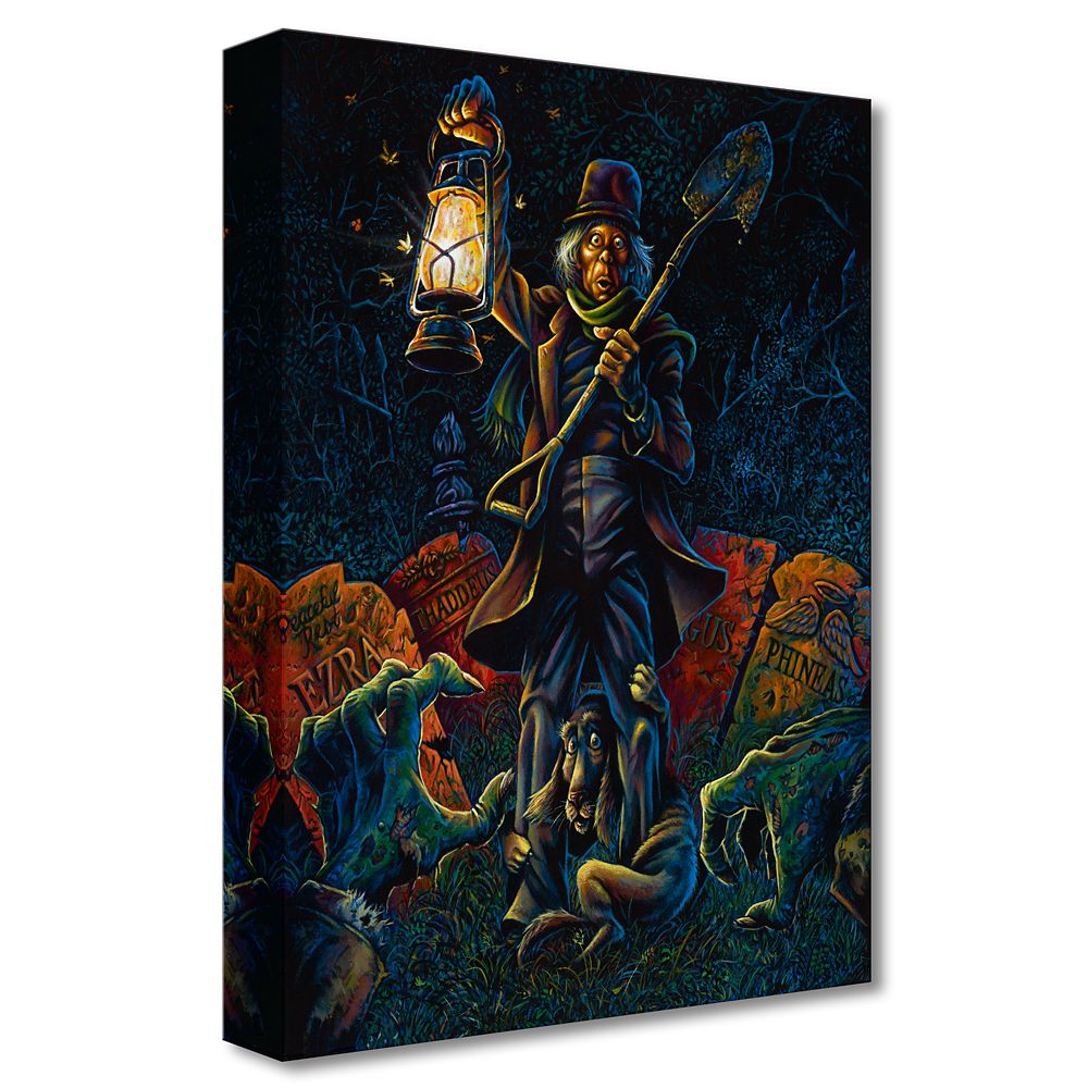 The Haunted Mansion ''The Caretaker'' Canvas Artwork by Craig Skaggs &ndash; 16'' x 12'' &ndash; Limited Edition