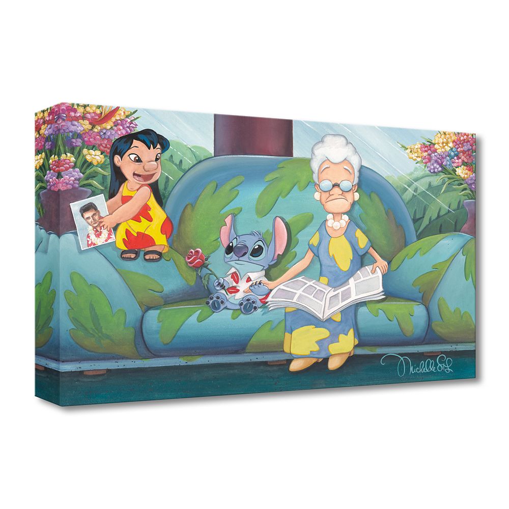 Lilo & Stitch ''Acts of Kindness'' Canvas Artwork by Michelle St.Laurent &ndash; Limited Edition