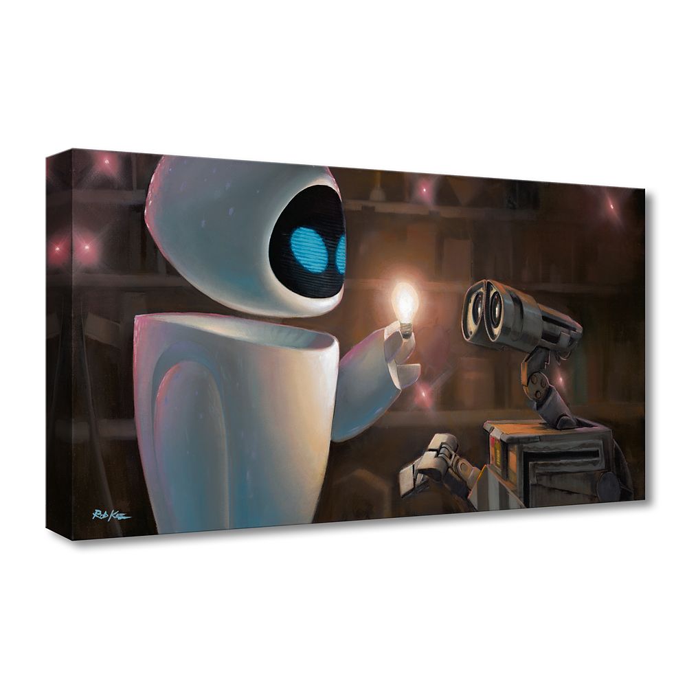 WALL&bull;E ''Electrifying'' Canvas Artwork by Rob Kaz &ndash; 10'' x 20'' &ndash; Limited Edition
