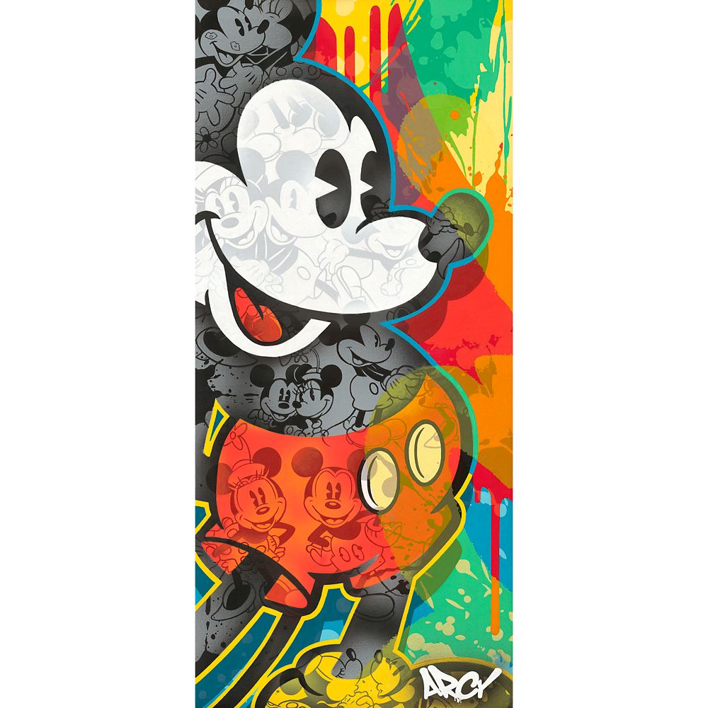 Mickey Mouse Ill Be Your Mickey Canvas Artwork by ARCY  Limited Edition Official shopDisney