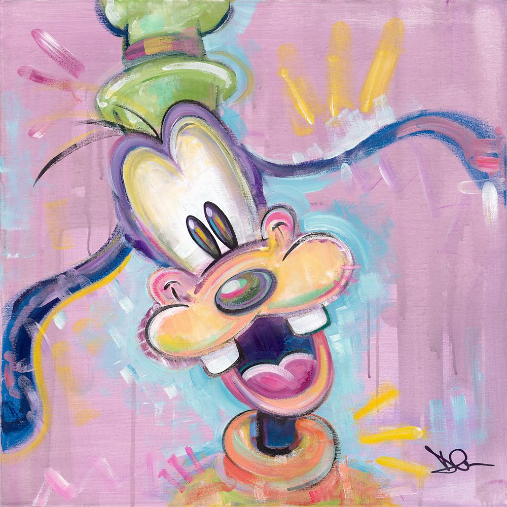 Goofy Naturally Goofy Canvas Artwork by Dom Corona  Limited Edition Official shopDisney