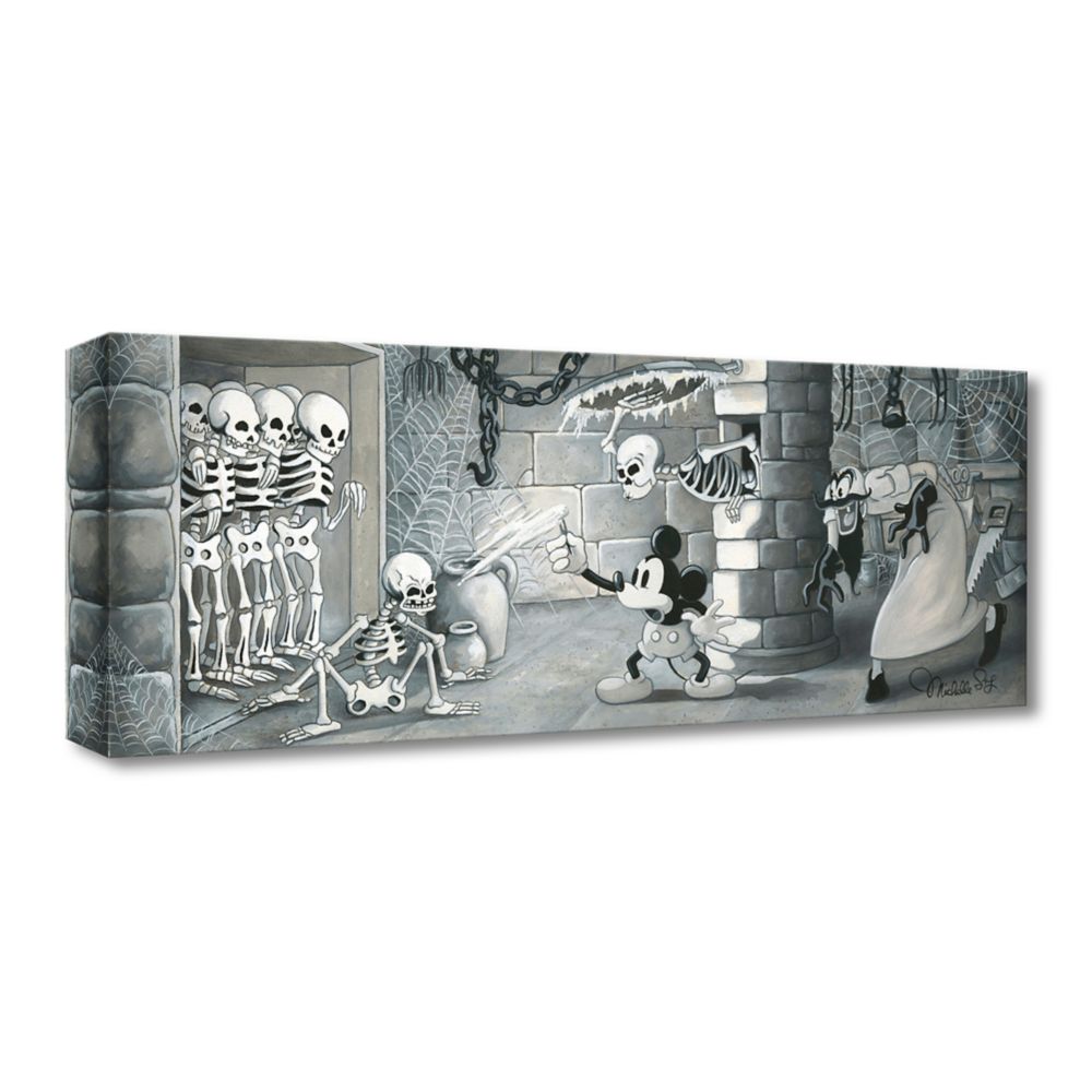 Mickey Mouse ''The Mad Doctor's Great Experiment'' Canvas Artwork by Michelle St.Laurent - Limited Edition