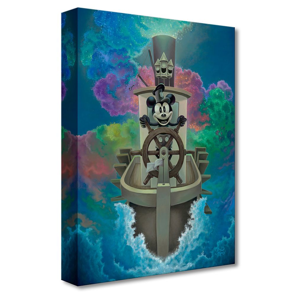 Mickey Mouse ''Willie's Exploration of Color'' Canvas Artwork by Jared Franco - Limited Edition