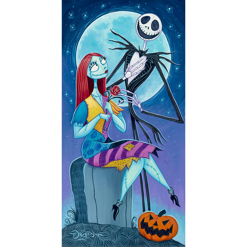 The Nightmare Before Christmas ''Stitched Together'' Gallery Wrapped Canvas by Tim Rogerson – Signed Limited Edition