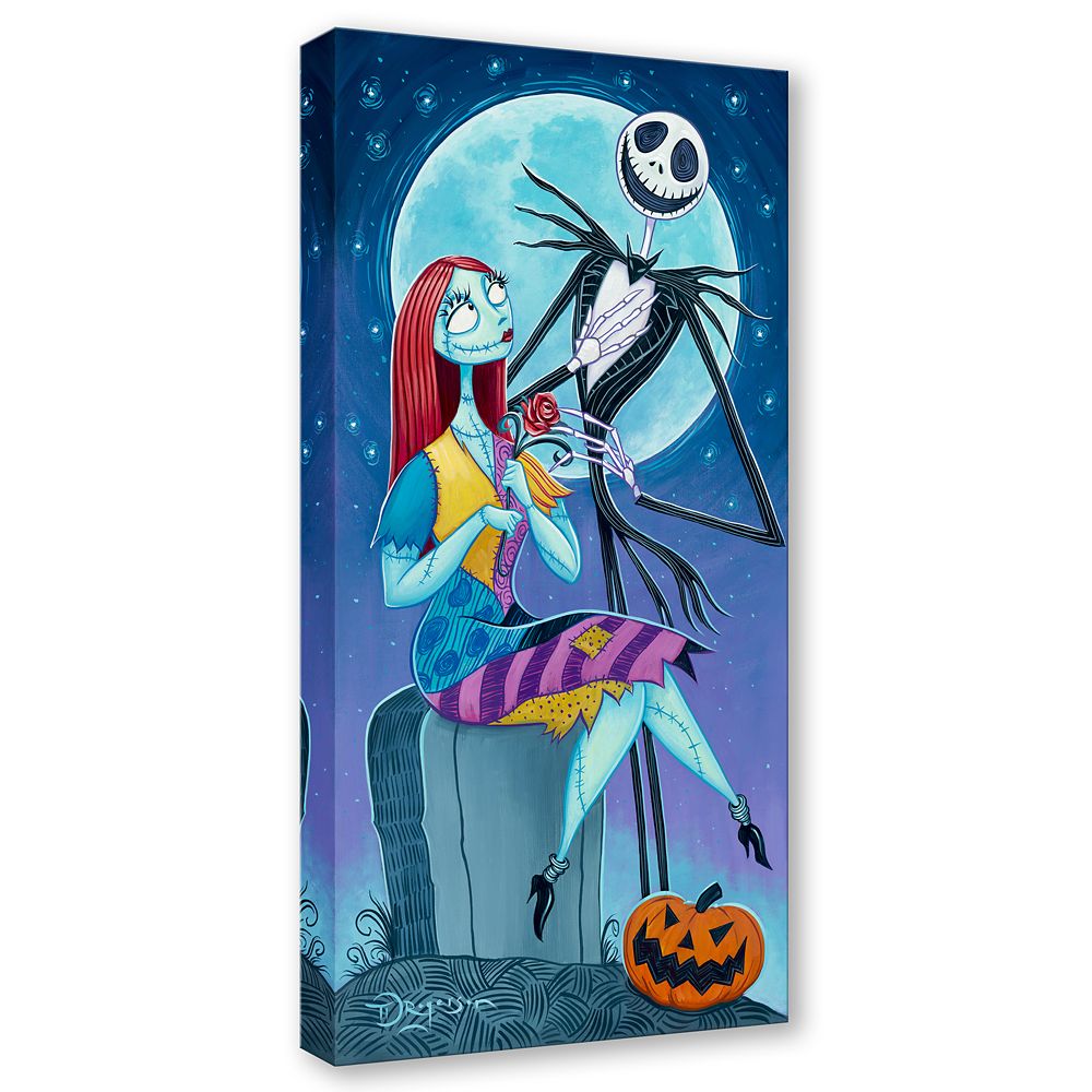The Nightmare Before Christmas ''Stitched Together'' Gallery Wrapped Canvas by Tim Rogerson &ndash; Signed Limited Edition