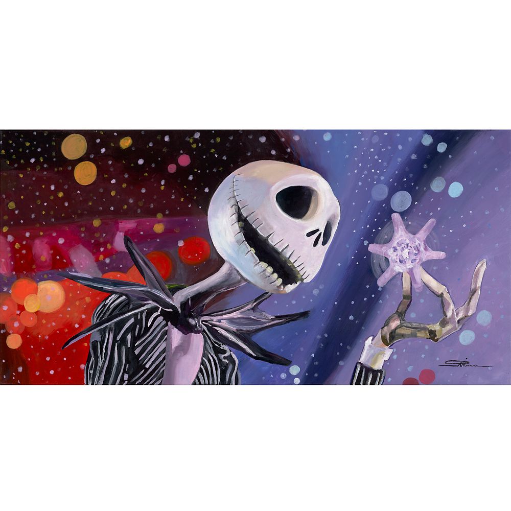 The Nightmare Before Christmas ''White Things in the Air'' Gallery Wrapped Canvas by Arienne Boley – Signed Limited Edition