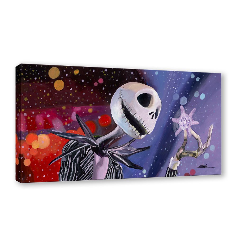 The Nightmare Before Christmas ''White Things in the Air'' Gallery Wrapped Canvas by Arienne Boley &ndash; Signed Limited Edition