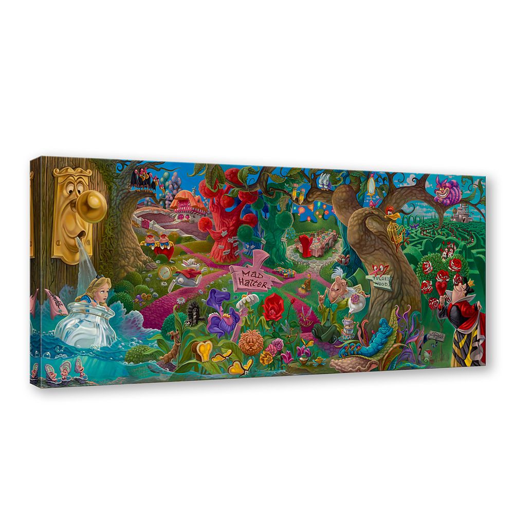 Alice in Wonderland ''Wonderland'' Gallery Wrapped Canvas by Jared Franco - Signed Limited Edition