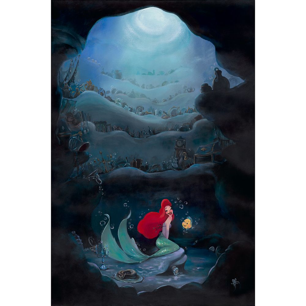 The Little Mermaid ''Part of that World'' Gallery Wrapped Canvas by Liana Hee – Signed Limited Edition