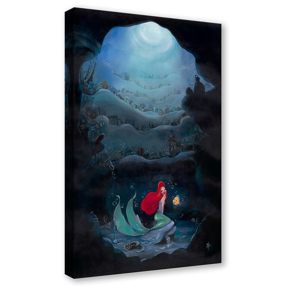 The Little Mermaid ''Part of that World'' Gallery Wrapped Canvas by Liana Hee &ndash; Signed Limited Edition