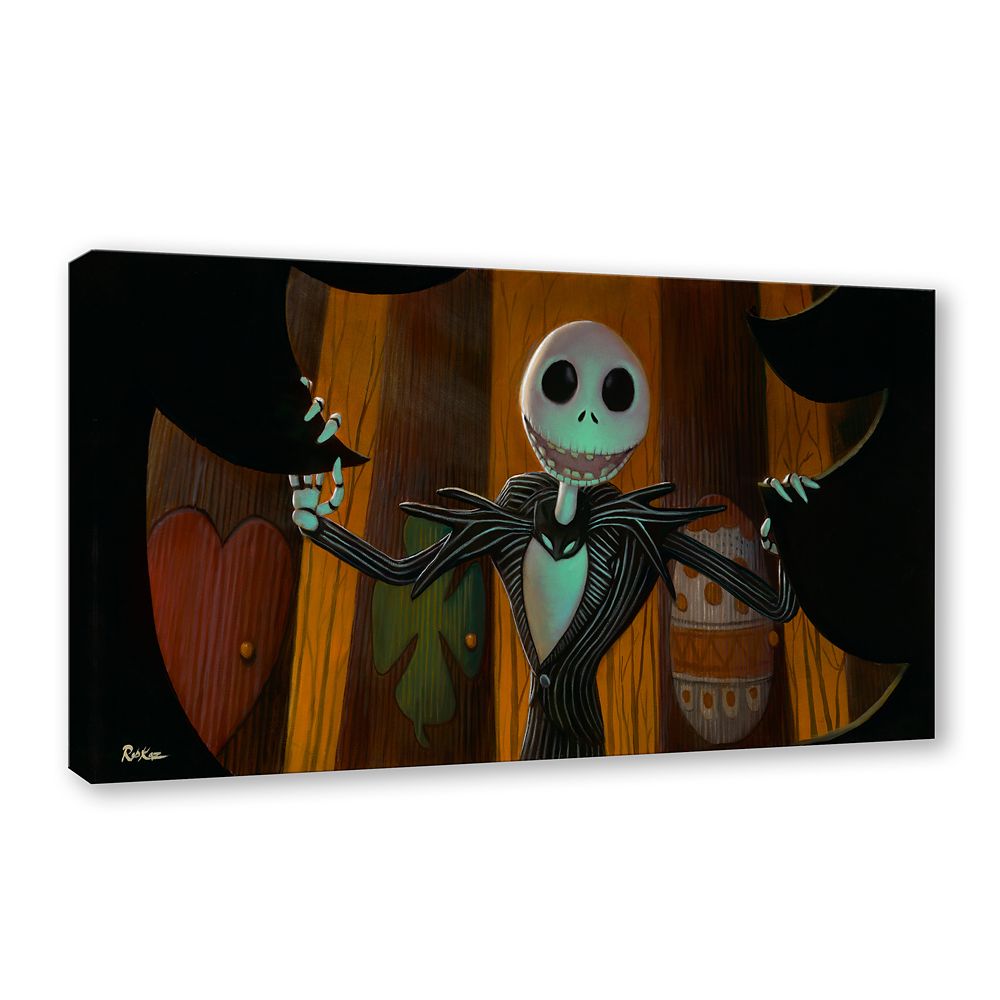 The Nightmare Before Christmas ''What's This?'' Gallery Wrapped Canvas by Rob Kaz &ndash; Signed Limited Edition