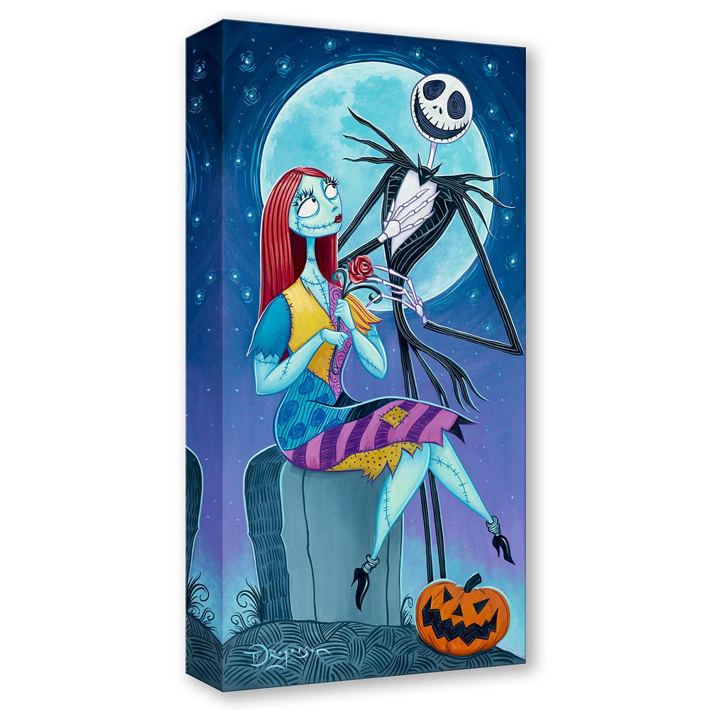 The Nightmare Before Christmas ''Stitched Together'' Gallery Wrapped Canvas by Tim Rogerson &ndash; Limited Edition