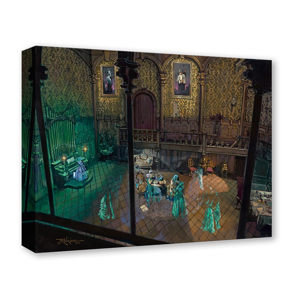 The Haunted Mansion ''Foolish Mortals'' Gallery Wrapped Canvas by Rodel Gonzalez &ndash; Limited Edition